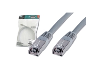 Skärmad nätverkskabel digitus, cat5e, grå, 2 m