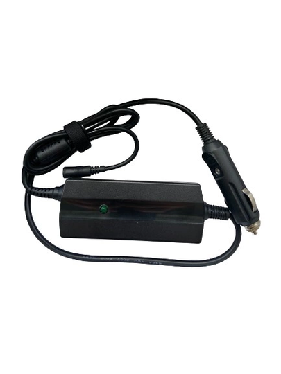 Universal DC-adapter med 2 USB-portar 90W, Svart
