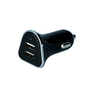 12/24V dubbel USB-billaddare 2.5A, Universal