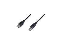 USB-kabel Digitus 2.0, sort, 5 m