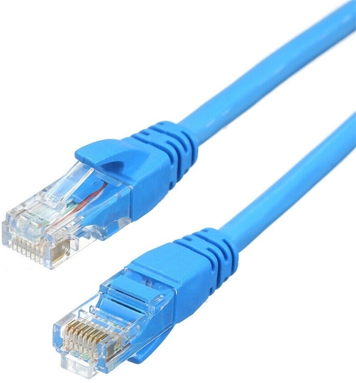 NORDIQZENZ Nätverkskabel RJ45 Cat6 50cm, Blå