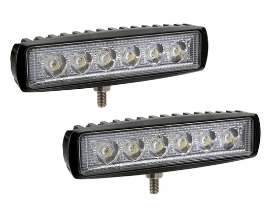 2-pack LED-ramp - Arbetsljus, backljus 36W