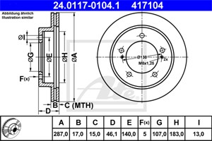 Bromsskiva, Fram, suzuki jimny terrängbil täckt, vitara, 55211-56B00