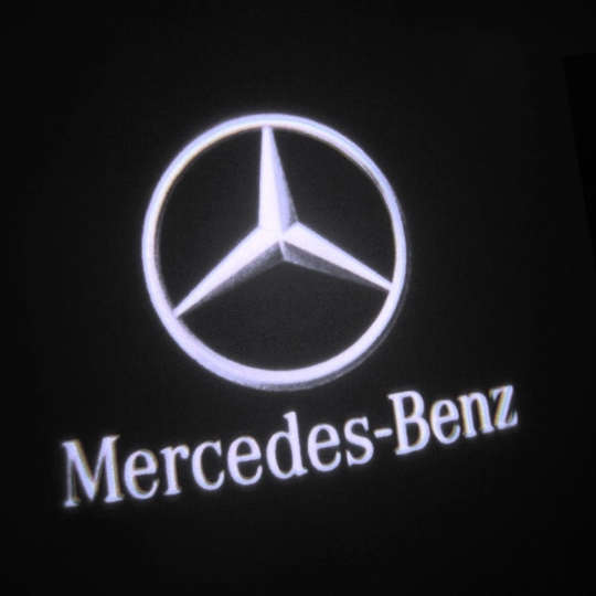 LED Dörrbelysning, Mercedes-Benz logga