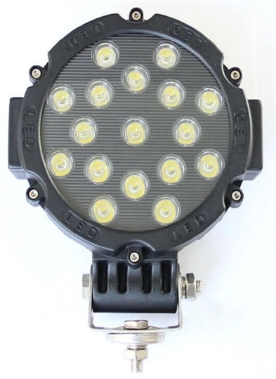 Epistar LED Extraljus 51W, 3825 Lumen, Svart