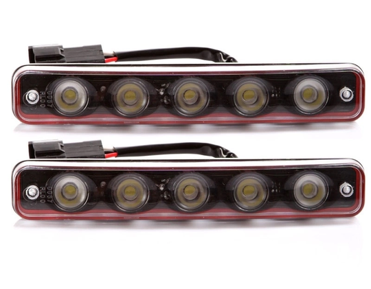 DRL - varselljus 10W, 12V, 2-pack