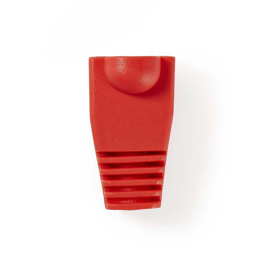 dragavlastningshylsa | RJ45 | 10 st. | PVC | Röd | Plastpåse