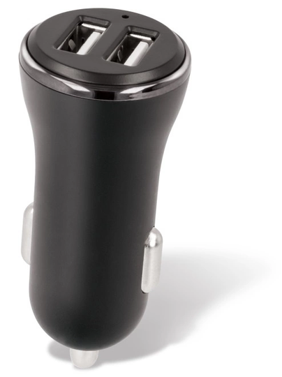 Forever CC-03 Billaddare 2x USB 3,6A, Svart