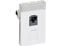 LK FUGA Datauttag för 1x RJ45 Krone-LSA UTP, 112 modul, vit