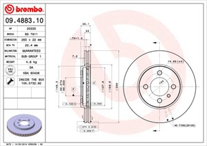 Bromsskiva, Framaxel, bmw 3 [e30], 3 cabriolet [e30], 3 touring [e30], z1 roadster, 34111154749, 34111154750, 34111160915, 34116752352