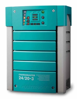 24V Mastervoltladdare 20A 40-200Ah 3 utgångar