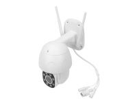DIGITUS - Nätverksövervakningskamera - panorering/tiltning - tipptorn - utomhus - väderbeständig - färg (dag/natt) - 2 MP - 1920 x 1080 - 720p, 1080p - fast brännvidd - ljud - trådlöst - WiFi - LAN 10/100 - H.264 - DC 12 V