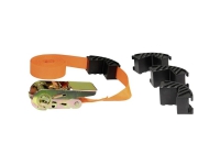 LAS 10299 Spännband i ett stycke Dragkraft LC-surrning (individuell/direkt)=500 daN (L x B) 5 m x 25 mm Rattlås