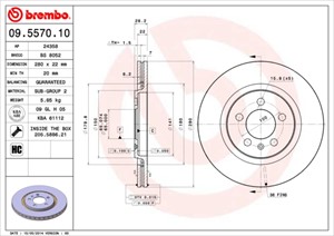 Bromsskiva, Framaxel, seat toledo i, vw corrado, golf iii, golf variant iii, passat b3/b4, passat b3/b4 variant, vento, 1H0615301, 1H061