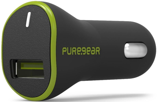 Pure Gear Billaddare 18W Snabbladdning 3.0, Svart