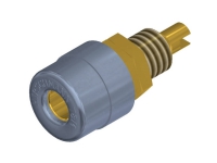 SKS Hirschmann BIL 20 Au Laboratorietilslutning Tilslutning, indbygning lodret Stift-diameter: 4 mm Grå 1 stk
