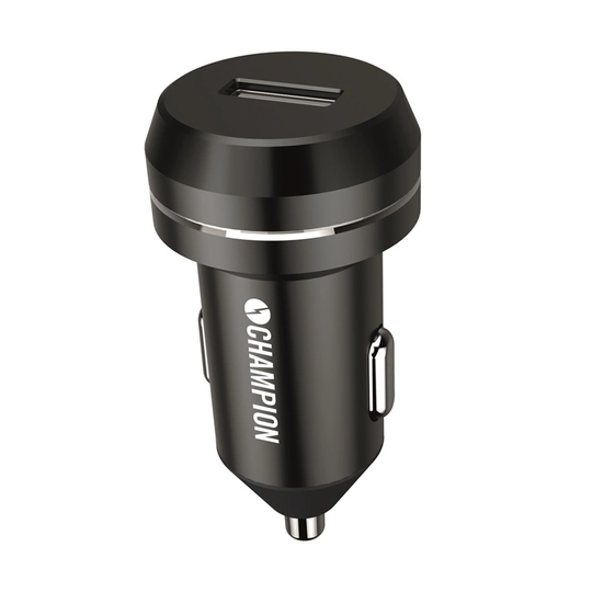 Champion USB Laddare 12/24V 2.4A Svart