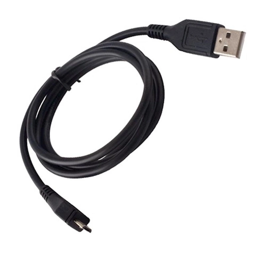Micro-USB till USB A 2.0 kabel 50 cm, Svart