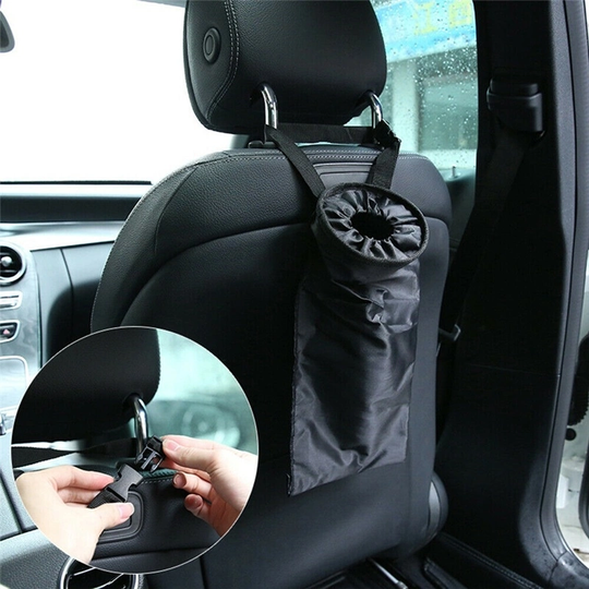 Praktisk soppåse till bilen, Svart