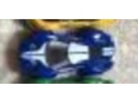 JJ Slot Bil Glow Racing 1:64, Blå modell 1