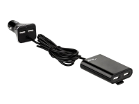 Akyga AK-CH-10 - Strömadapter för bil - 45 Watt - 4.8 A - 4 utdatakontakter (USB) - svart