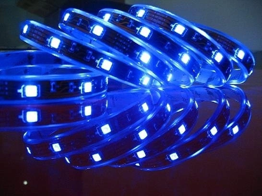 Blå LED-list med dubbelhäftande tejp, SMD, 120cm