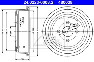 Bromstrumma, Bakaxel, opel,vauxhall, 5 68 038, 5 68 051, 5 68 056, 90077721, 90135264