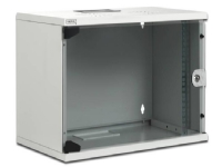 DIGITUS Professional Compact Series DN-19 09-US-1 - Skåp - väggmonterbart - ljusgrå, RAL 7035 - 9U - 19