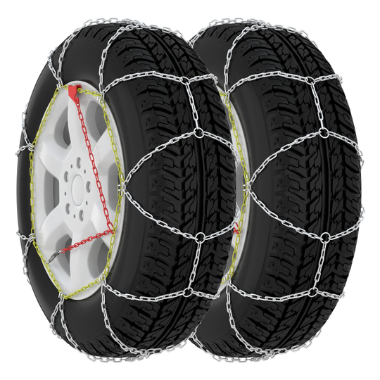 vidaXL Snökedjor till bil 2-pack 16 mm SUV 4x4 storlek 390