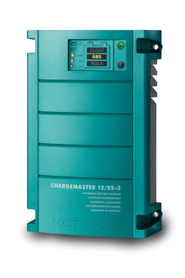 12V Mastervoltladdare 25A 50-250Ah 3 utgångar