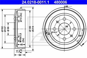 Bromstrumma, Bakaxel, fiat,ford,lancia, 1541801, 1544173, 1680868, 1680869, 46819776, 51863510, 51900803, 7599325, 7750119, 9S51-1113-AA