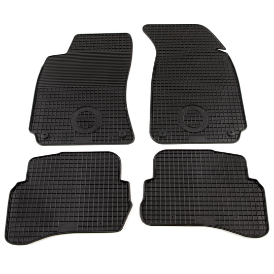 vidaXL Bilmattor set gummi 4 delar för VW Passat